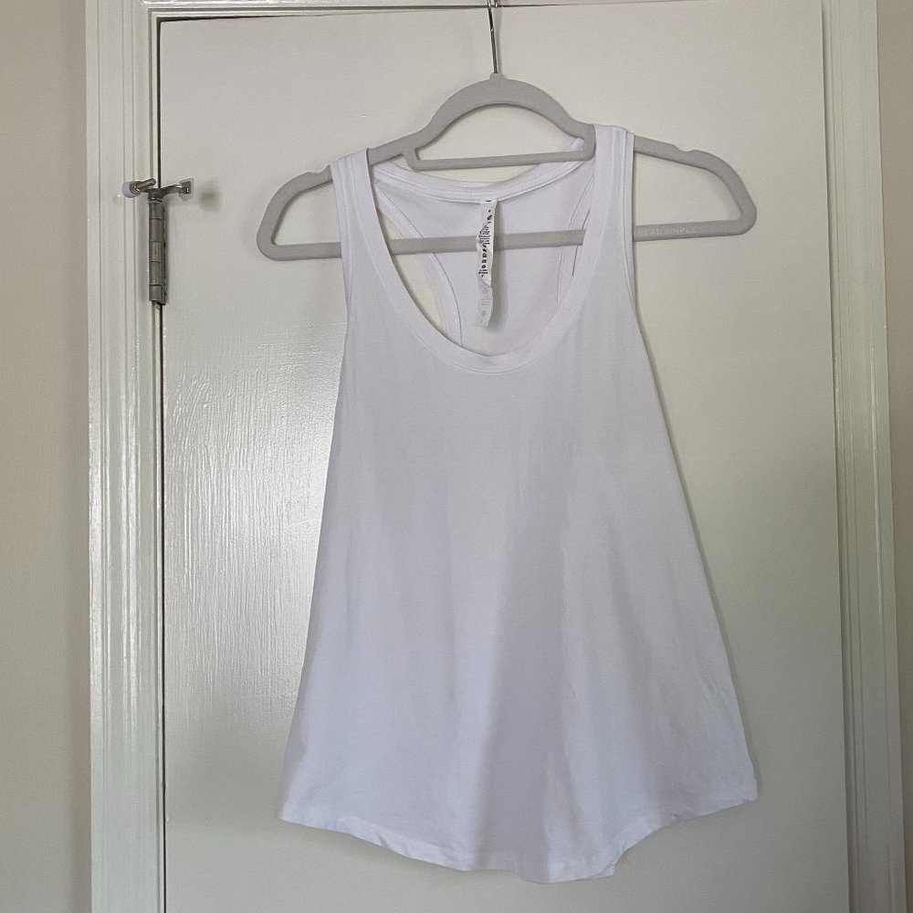 White Lululemon Tank Top, Size 6